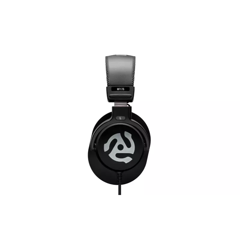 Słuchawki DJ Numark HF175 - Nauszne, zamknięte, monitorujące z przetwornikami neodymowymi 40mm, kablem spiralnym, wtykiem 3,5mm i adapterem 6,35mm
