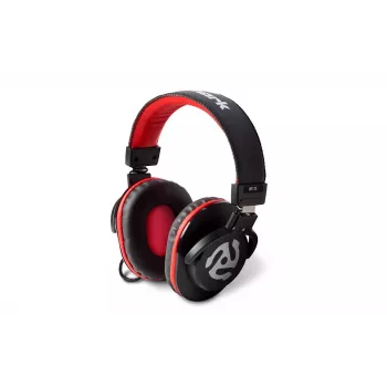 Słuchawki DJ Numark HF175 - Nauszne, zamknięte, monitorujące z przetwornikami neodymowymi 40mm, kablem spiralnym, wtykiem 3,5mm i adapterem 6,35mm