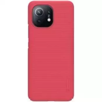 Nillkin Super Frosted Shield Back Cover do Xiaomi Mi 11 - Jasna Czerwień