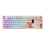 Klawiatura mechaniczna AKKO 5098B Prunus Lannesiana, 98 klawiszy, tryb potrójny, hot-swappable, RGB, klawisze PBT ASA