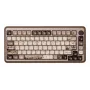 AKKO MU02 Mountain Seclusion 65% Klawiatura mechaniczna - Multi-Mode (Bluetooth/2.4GHz/Przewodowa) z przełącznikami Akko CS Jelly White, RGB, PBT ASA Keycaps, 68 klawiszy