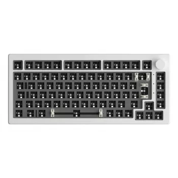 Zestaw DIY AKKO Barebone Keyboard Kit 75% Biały Tri-Mode Hot-Swappable