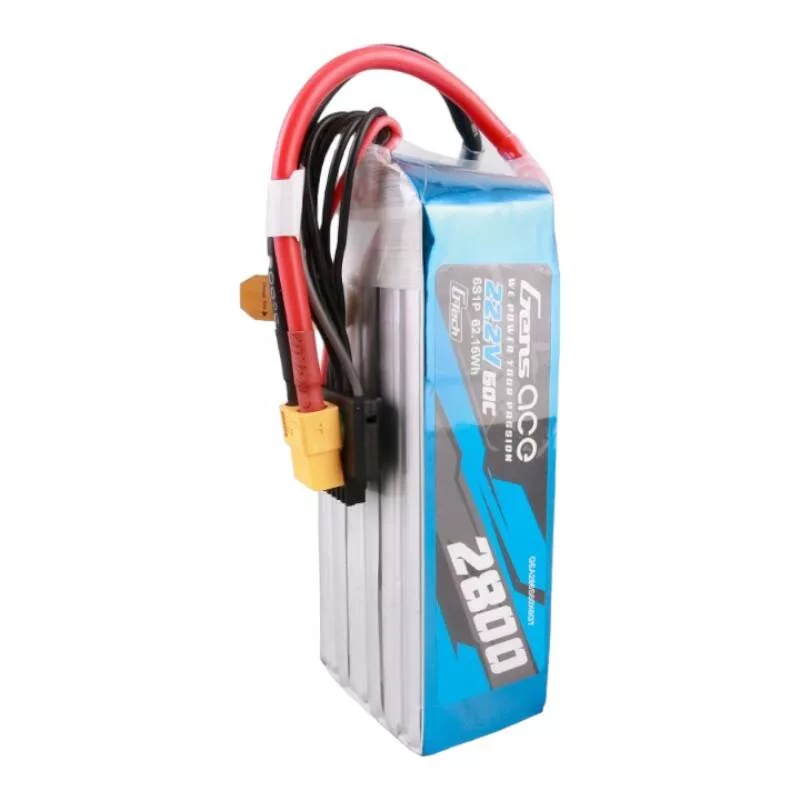 Gens ace G-Tech 2800mAh 22.2V 60C 6S1P LiPo Battery Pack z wtykiem XT60