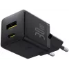 Baseus Palm 30W USB-C USB-A Ładowarka Czarna