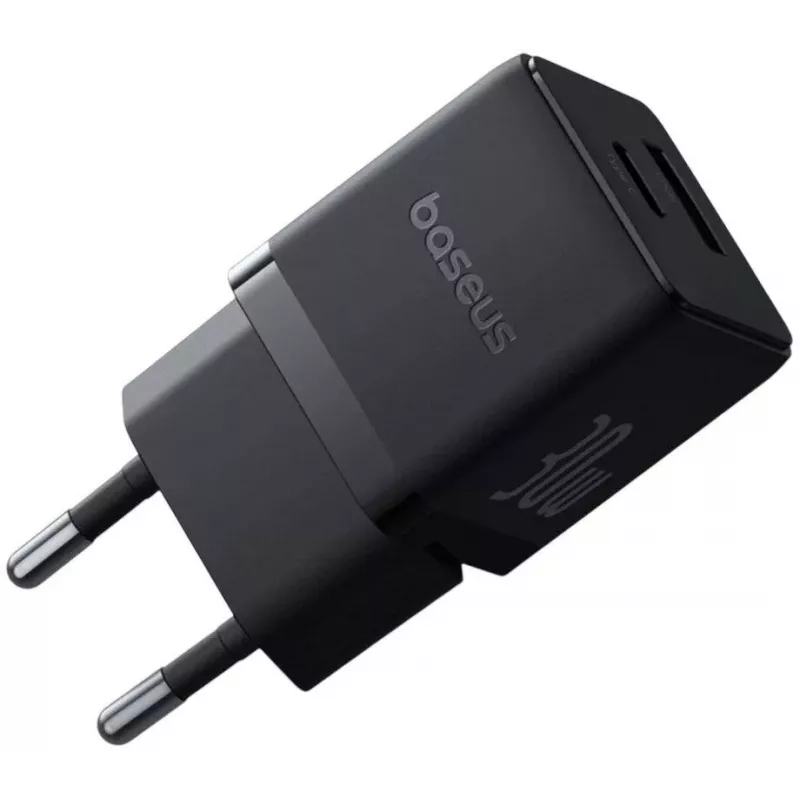 Baseus Palm 30W USB-C USB-A Ładowarka Czarna