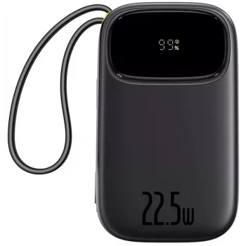 Baseus EnerFill FC31 20000 mAh 22.5W USB-C + Lightning Power Bank Czarny