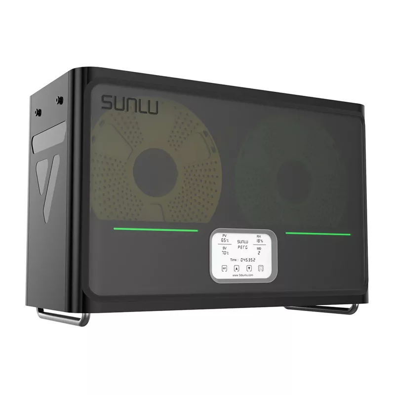Sunlu S4 Suszarka do Filamentu 2-Szpulowa 360° PTC Ogrzewanie 35-70°C LCD Ekran Dotykowy