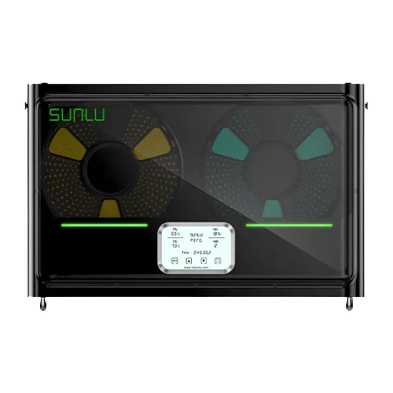 Sunlu S4 Suszarka do Filamentu 2-Szpulowa 360° PTC Ogrzewanie 35-70°C LCD Ekran Dotykowy