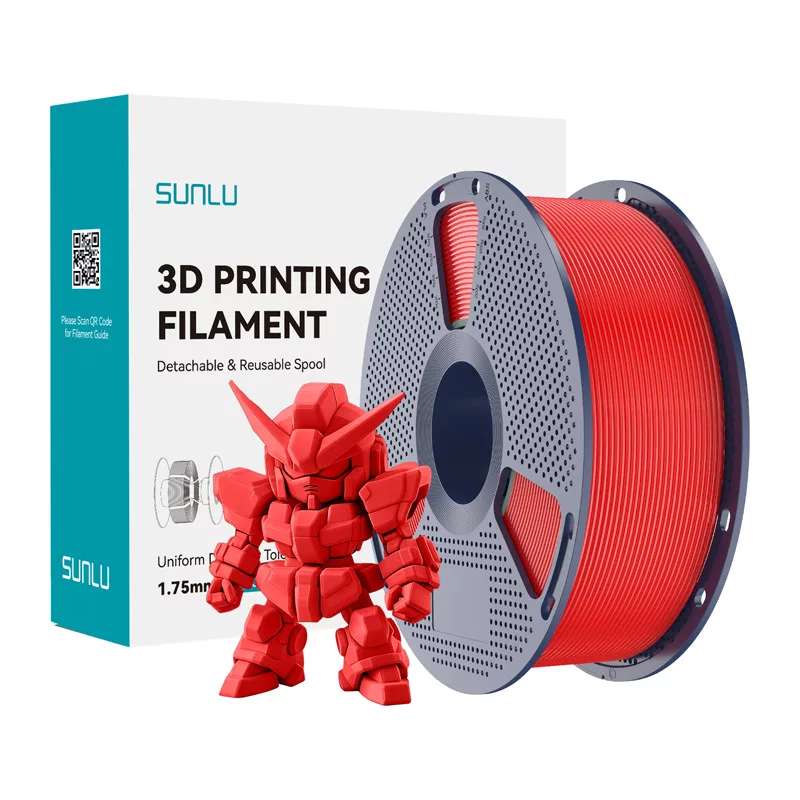 SUNLU PLA+ 2.0 Filament (Red) 1.75mm 1kg