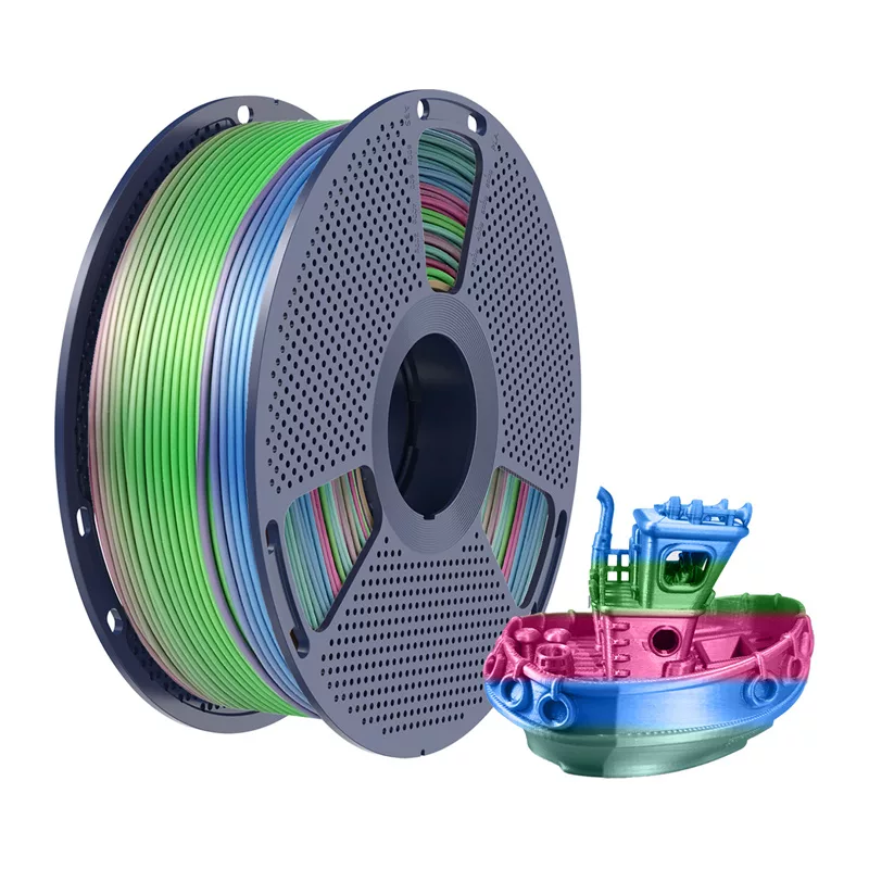 SUNLU PLA+ Silk Filament Rainbow 1.75mm 1kg