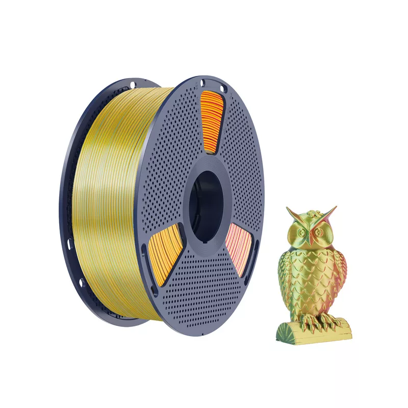 SUNLU PLA+ Silk Tri-Color Filament 1.75mm Red Yellow Green 1kg