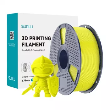 SUNLU PLA+ Filament 1.75mm Yellow 1kg