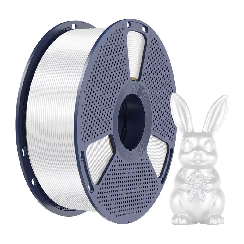 SUNLU PLA+ Silk Filament 1.75 mm White 1 kg