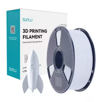 Sunlu High-Speed PLA Filament - Biały 1.75mm 1kg