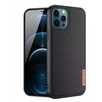 Dux Ducis Fino Case do Apple iPhone 12 Pro Max, materiał nylonowy, czarny