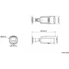 Hikvision DS-2CD2T83G2-2LI(2.8mm) 8MP AcuSense Bullet IP Camera z podwójnym oświetleniem