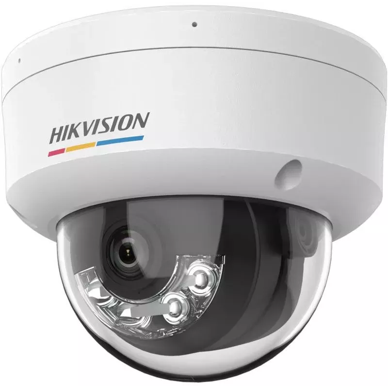 Hikvision DS-2CD1147G3-LIU(2.8mm) 4MP IP Camera with Built-in Microphone, 2.8mm Fixed Lens, IR & White Light, IP67, IK10