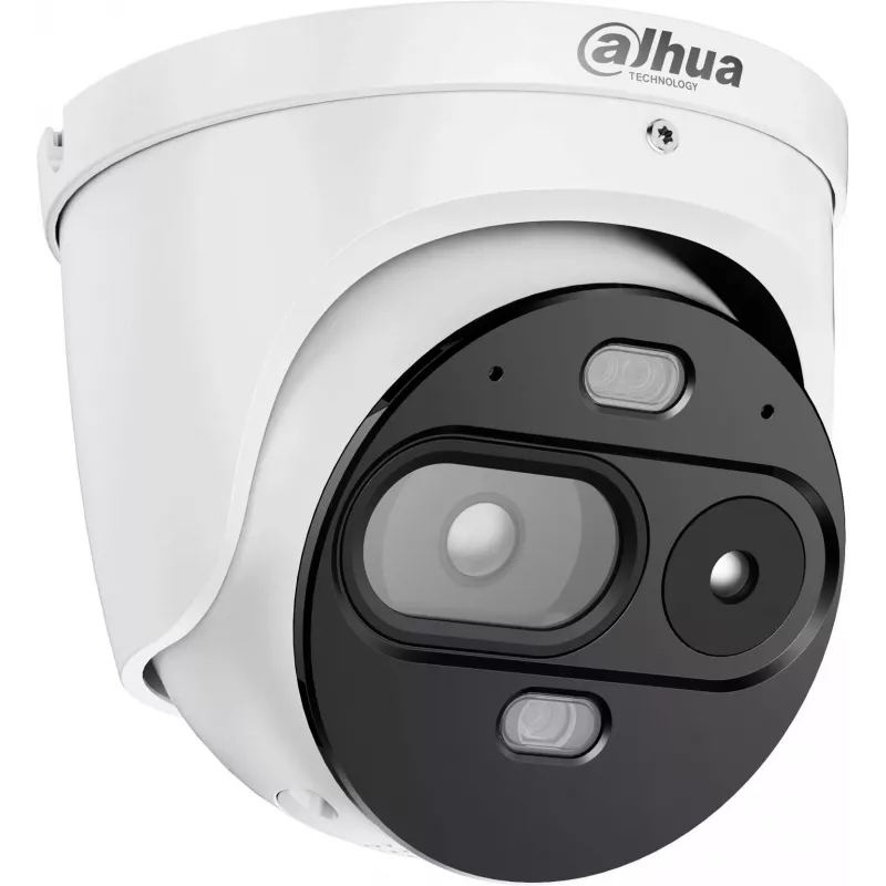 Dahua TPC-DF1241-TB7F6-DW-S8-V1 termowizyjna kamera IP z pomiarem temperatury, termowizja 256x192 + optyka 4 MP