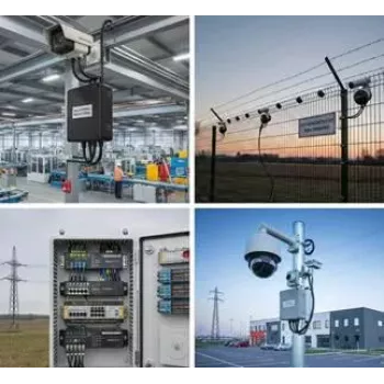 Dahua CHS4110-8ET-110 Przemysłowy niezarządzalny przełącznik PoE++, 8 portów PoE + 2 uplinki Gigabit, 110W, szyna DIN
