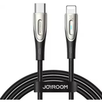 Joyroom Star-Light Series SA27-CL3 USB-C do Lightning Kabel 30W 1.2m Czarny
