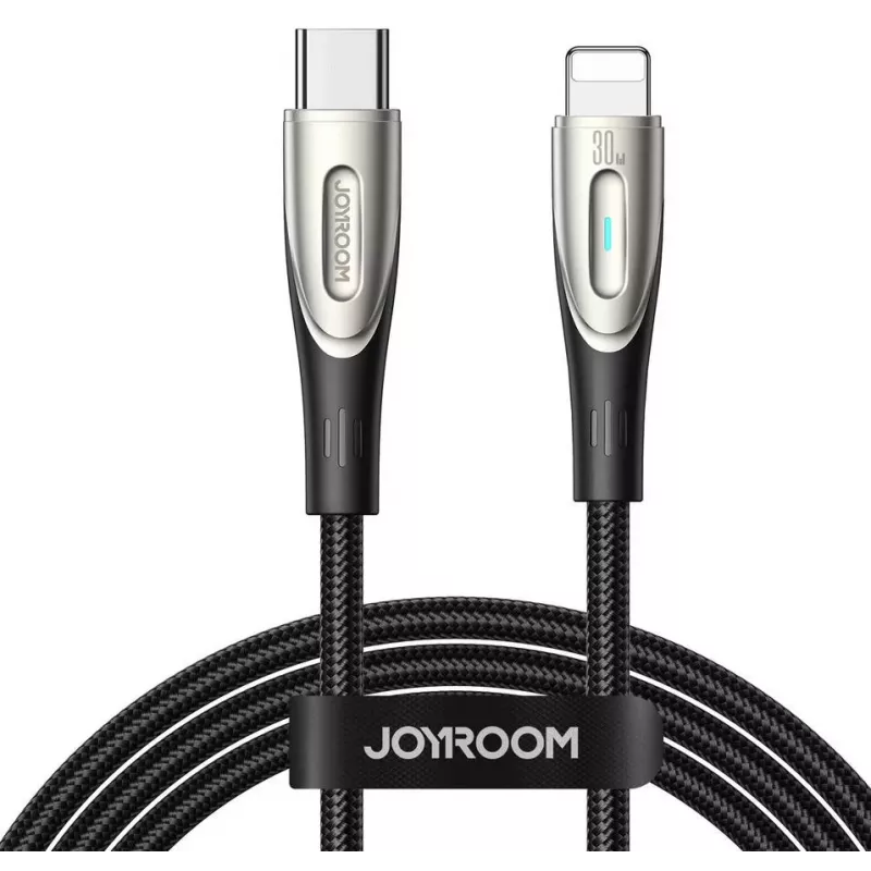 Joyroom Star-Light Series SA27-CL3 USB-C do Lightning Kabel 30W 1.2m Czarny