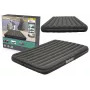 Bestway Pavillo Nadmuchiwany Materac Queen 203x152x25 cm z Wbudowaną Pompą Nożną, Flocked Top, Konstrukcja Coil Beam, Szary/Niebieski