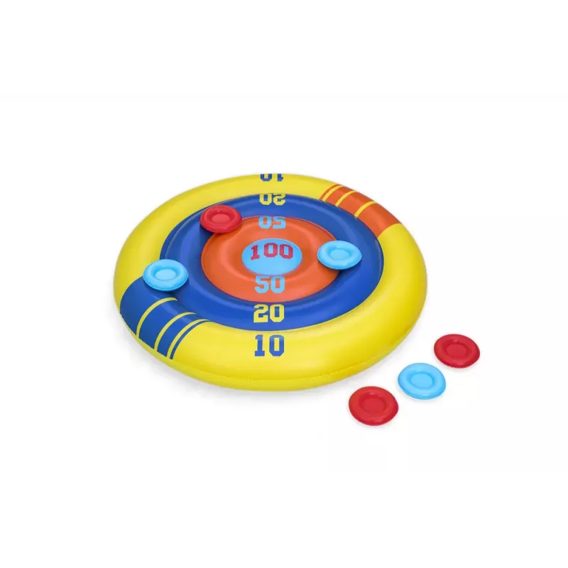 Bestway Nadmuchiwana Gra Basenowa Arcade Shield z Frisbee 140 cm