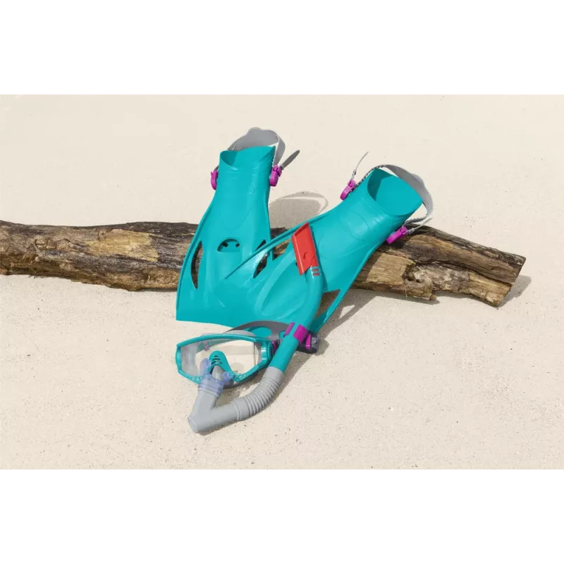 Bestway Diving Set Mask, Snorkel, Fins Blue 25020