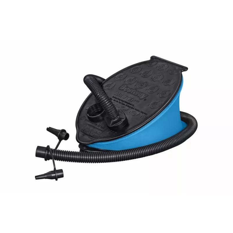 Pompka nożna Bestway 23cm x 15cm 62023 - Ręczny nadmuchiwacz/odpowietrzacz z 3 końcówkami