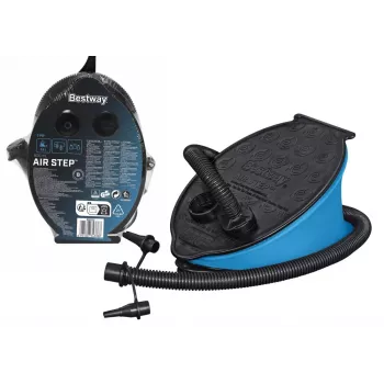 Pompka nożna Bestway 23cm x 15cm 62023 - Ręczny nadmuchiwacz/odpowietrzacz z 3 końcówkami