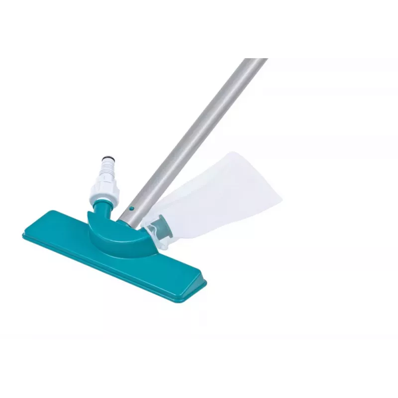 Bestway Flowclear Zestaw do czyszczenia basenu 58013 - Głowica odkurzacza, siatka skimmera, szczotka, aluminiowy drążek