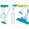 Bestway Flowclear Zestaw do czyszczenia basenu 58013 - Głowica odkurzacza, siatka skimmera, szczotka, aluminiowy drążek