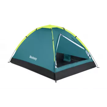Bestway 68084 Namiot turystyczny 145 x 205 x 100 cm Namiot kopułowy podwójny 2-osobowy Zielony/Szary