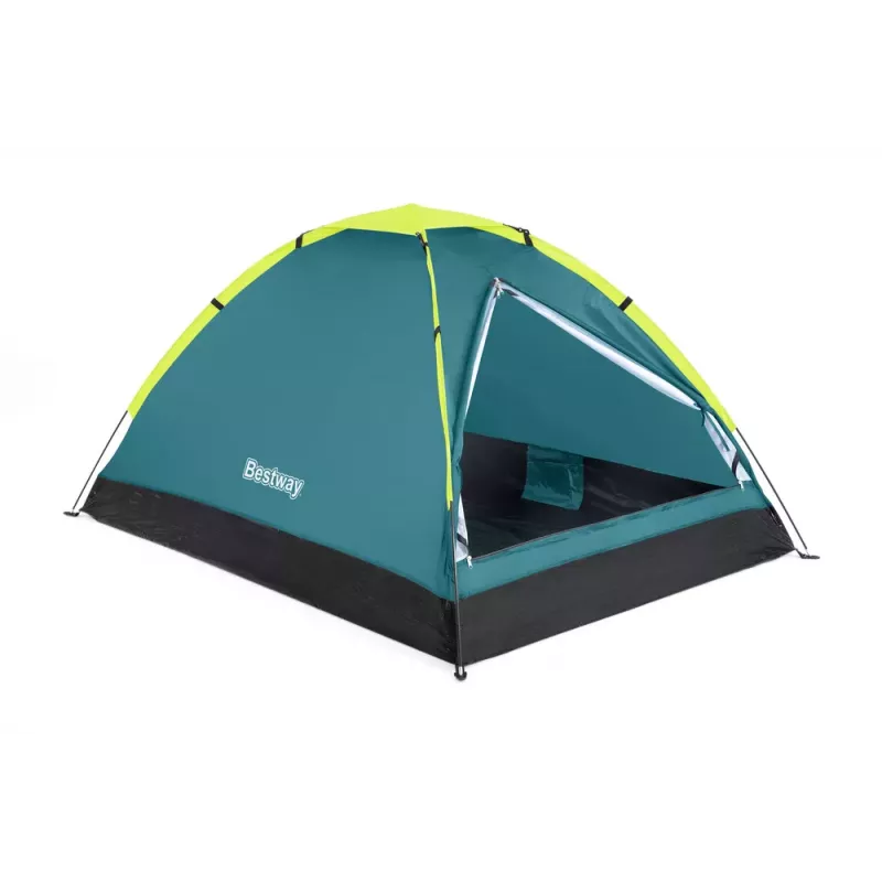 Bestway 68084 Namiot turystyczny 145 x 205 x 100 cm Namiot kopułowy podwójny 2-osobowy Zielony/Szary