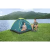 Bestway 68084 Namiot turystyczny 145 x 205 x 100 cm Namiot kopułowy podwójny 2-osobowy Zielony/Szary