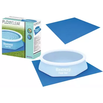 Bestway Flowclear Mata pod basen 274 x 274 cm Niebieska