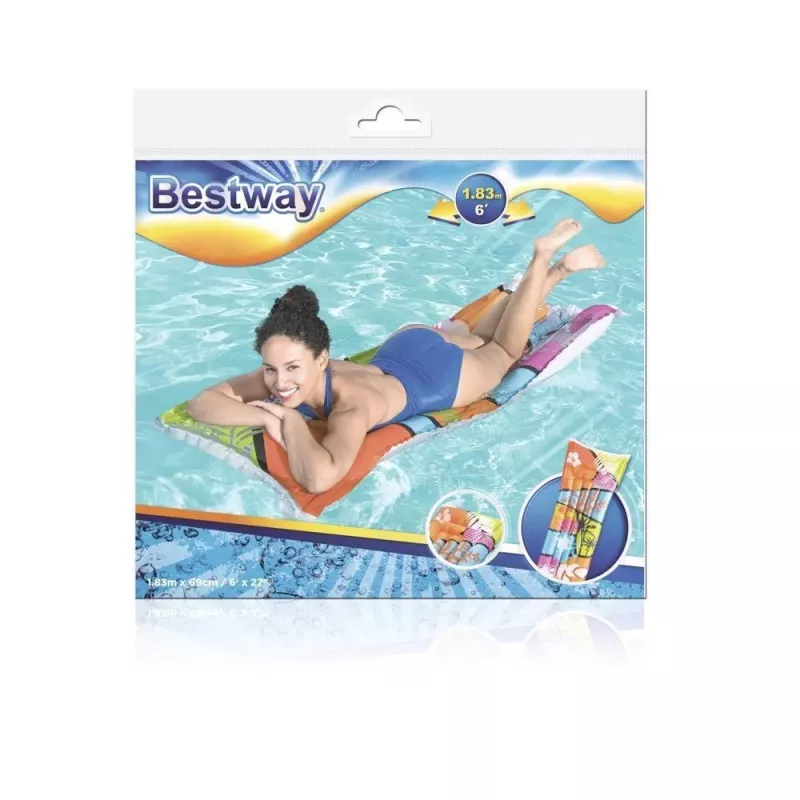 Bestway 44033 Nadmuchiwany materac do pływania 183 x 69 cm