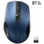 Ugreen MU006 Bezprzewodowa Mysz Optyczna 2.4GHz / Bluetooth 5.0 4000 DPI - Niebieska