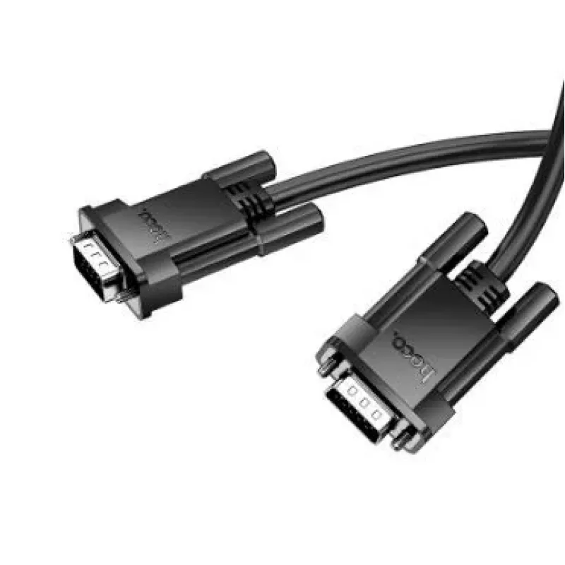 Hoco US11 VGA Męski do VGA Męski HD Kabel Danych (2m) Czarny
