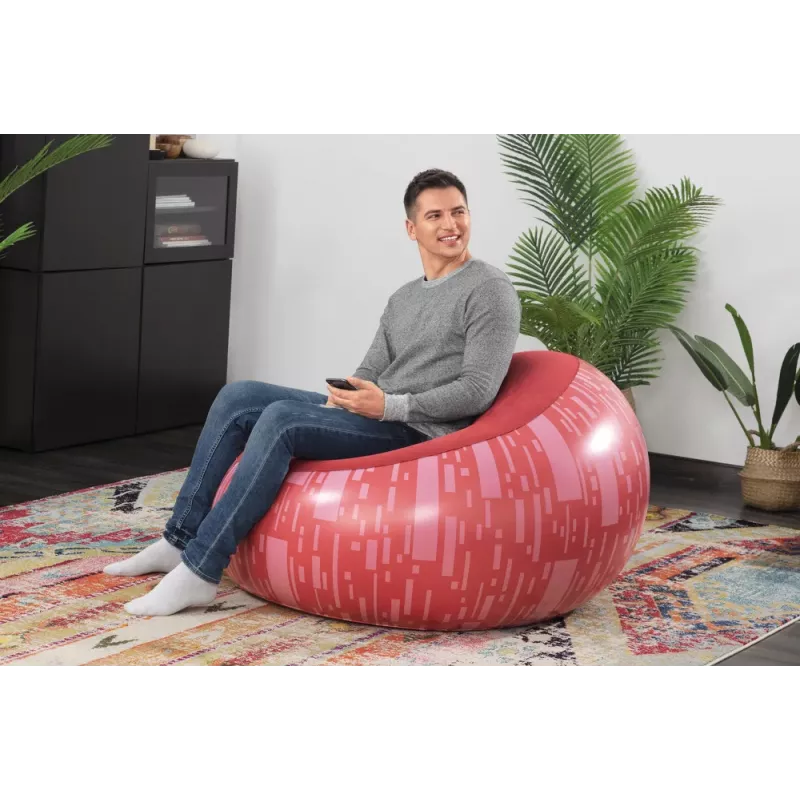 Bestway Comfort Cruiser Krzesło Nadmuchiwane Czerwone