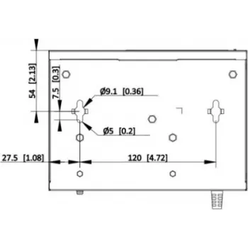 Hikvision DS-XS06-P(O-STD) 6-portowy niezarządzalny przełącznik PoE+ (4 porty PoE, 2 uplinki Gigabit, budżet 60W, szyna DIN)