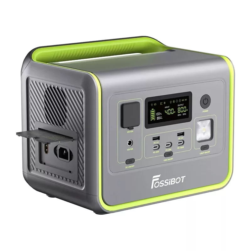FOSSIBOT F800 800W Przenośna Stacja Zasilania (Zielony)