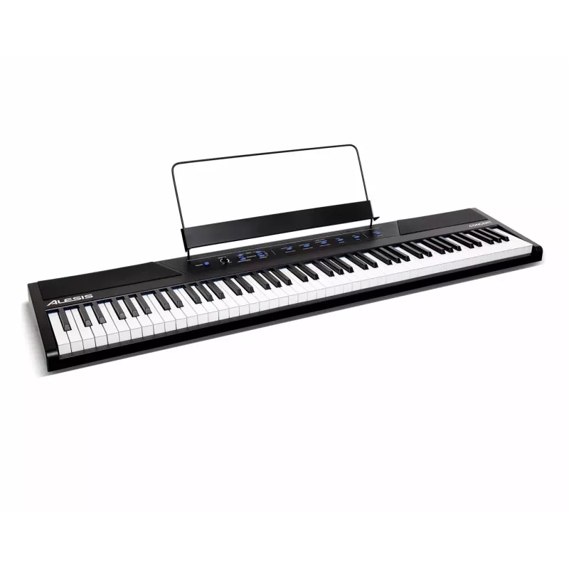 Alesis Concert - 88-klawiszowe cyfrowe pianino z pełnowymiarowymi, półważonymi klawiszami