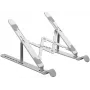 Podstawka pod laptop ORICO PFB-A2-SV-BP ze stopu aluminium - srebrna, regulowana wysokość i kąt, składana, ergonomiczna, kompatybilna z laptopami 11-17 cali