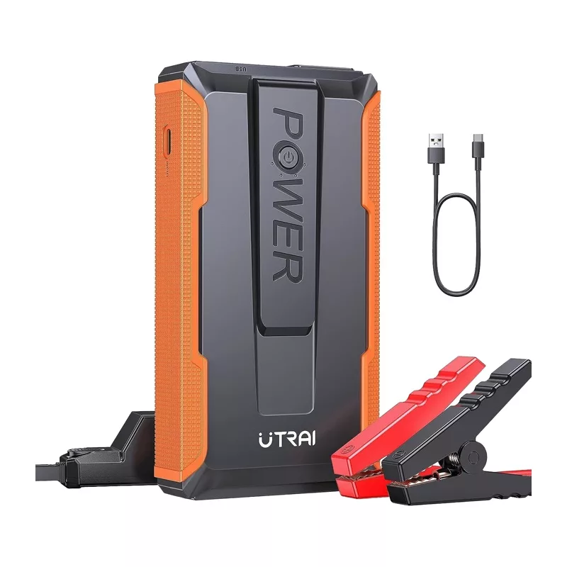 UTRAI T1 Car Starter 1600A Peak 16000mAh 12V Jump Starter z QC3.0 USB i latarką LED
