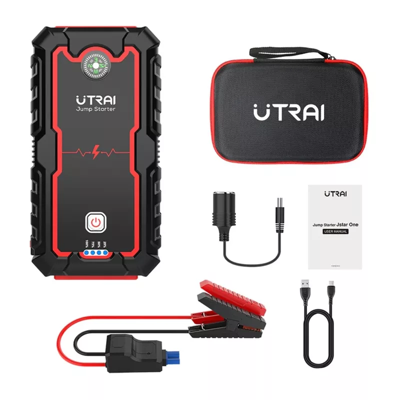 UTRAI JS One Car Starter 1600A Peak 16000mAh 12V Jump Starter z Latarką LED