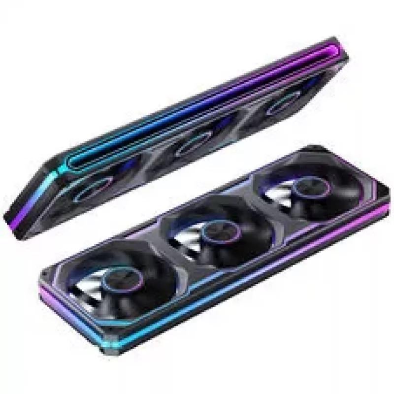 Jonsbo XA-360 360mm All-in-One Liquid CPU Cooler, PWM, ARGB, Black