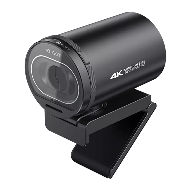 EMEET SmartCam S600 Webcam 2K AI Autofocus USB-C Privacy Shutter Black