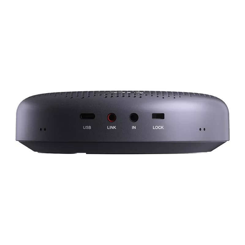 EMEET OfficeCore Luna Plus Kit Konferencyjny - Zestaw dwóch głośników z funkcją łańcuchową, mikrofon dookólny 360°, USB-C i Bluetooth 5.0, redukcja szumów, bateria 15h