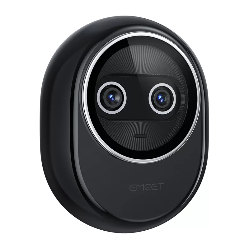 EMEET Piko+ Webcam 4K UHD z autofokusem, podwójnymi mikrofonami, przesłoną prywatności, USB-C, czarny